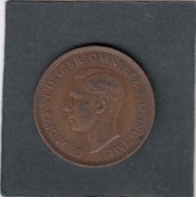 Beschrijving: 1 Penny  GEORGIUS VI  